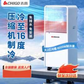 志.高可移动空调单冷冷暖一体机免安装户外便携式制冷小空调无外