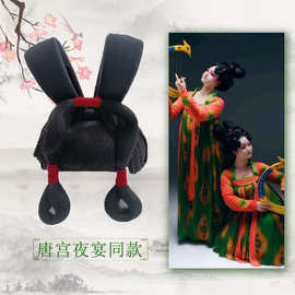 古装汉服中国风唐制一体式假发髻唐宫盛宴同款发套影视舞台造型