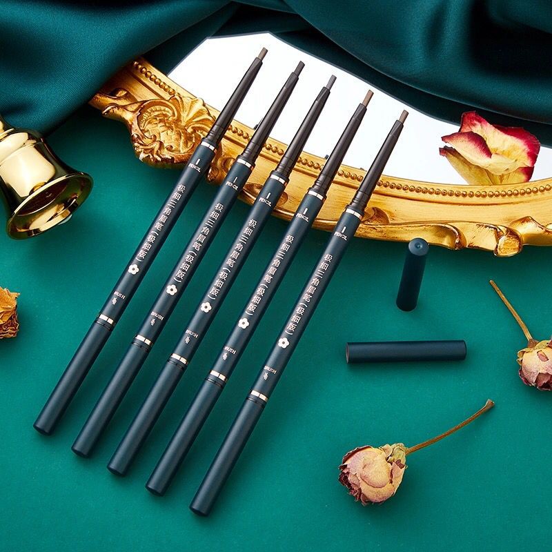 Double-sided triangular waterproof eyebrow pencil