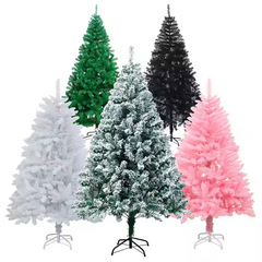 暗号化されたシミュレーション PVC クリスマスツリー高級 PE 雪植毛ツリー家の装飾装飾品クリスマス装飾