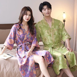 浴袍;四件套;情侣家居服