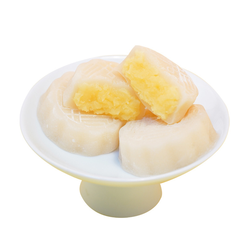 壹得利榴莲味冰皮月饼广式流心零食月饼中秋节送礼礼品佳选伴手礼|undefined