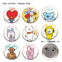 BTS BTS 周辺機器 58mm バッジ バーブローチ バッジ卸売ペンダント