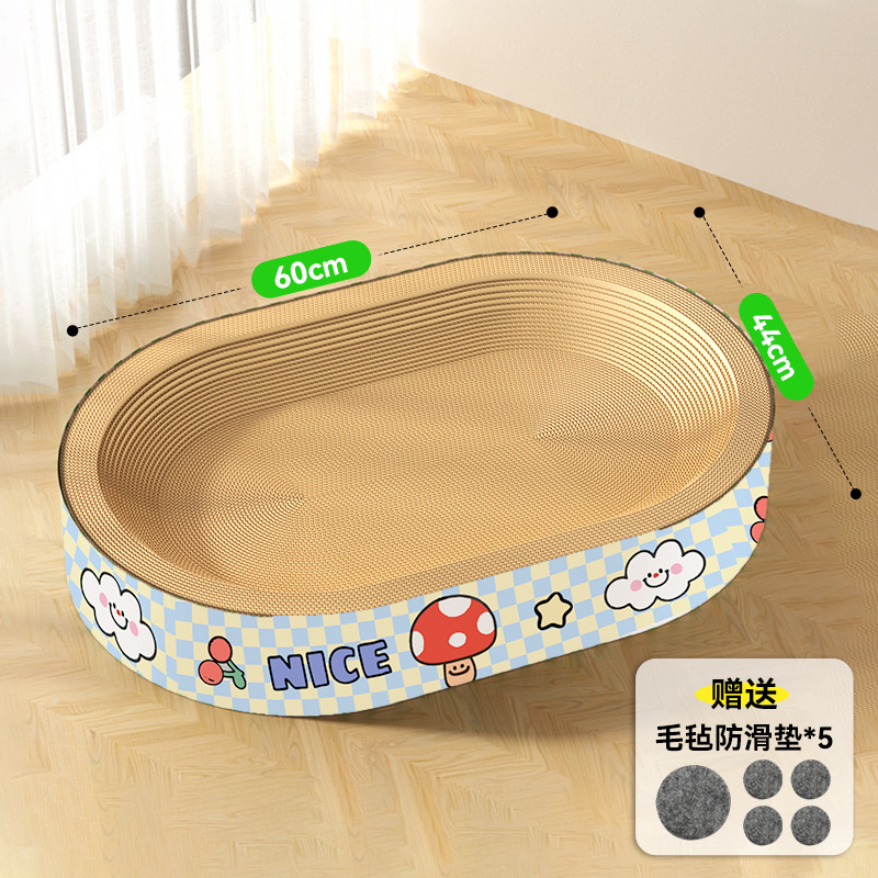 Gatos gigantes Mac ecológicos anti-deslizante gato agarrar tablero de espacio grande papel corrugado resistente al agarramiento y al desgaste juguetes de mascotas para gatos