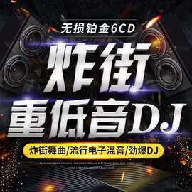 汽车载cd光盘dj串烧劲爆歌曲酒吧超重低音舞曲无损高音质碟片唱片