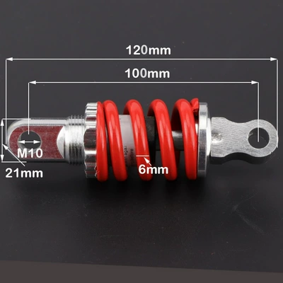 shock absorber, Motosiklet ləvazimatları və aksesuarları - hole-spacing-100mm-red