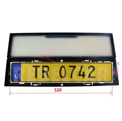 Elp004 Fog Version Iron – License plate holder/license plate holder