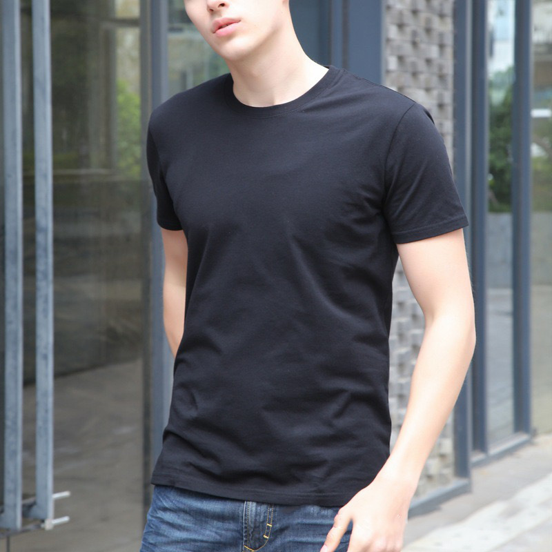 2026 nuevo hombre delgado y delgado clásico de verano para hombres y mujeres versátil con una sola camiseta de manga corta de color sólido image 5