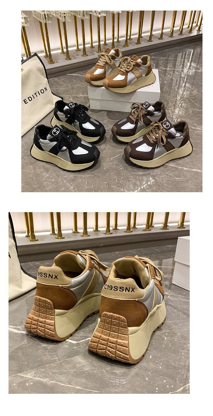Damen Casual Sneakers Aus Echtleder Mit Warmfutter Und Plateau_voghion.com