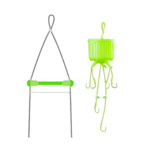 Distance leader Y-line silicone anti-tangle double hook divider fishing tackle accessories wholesale