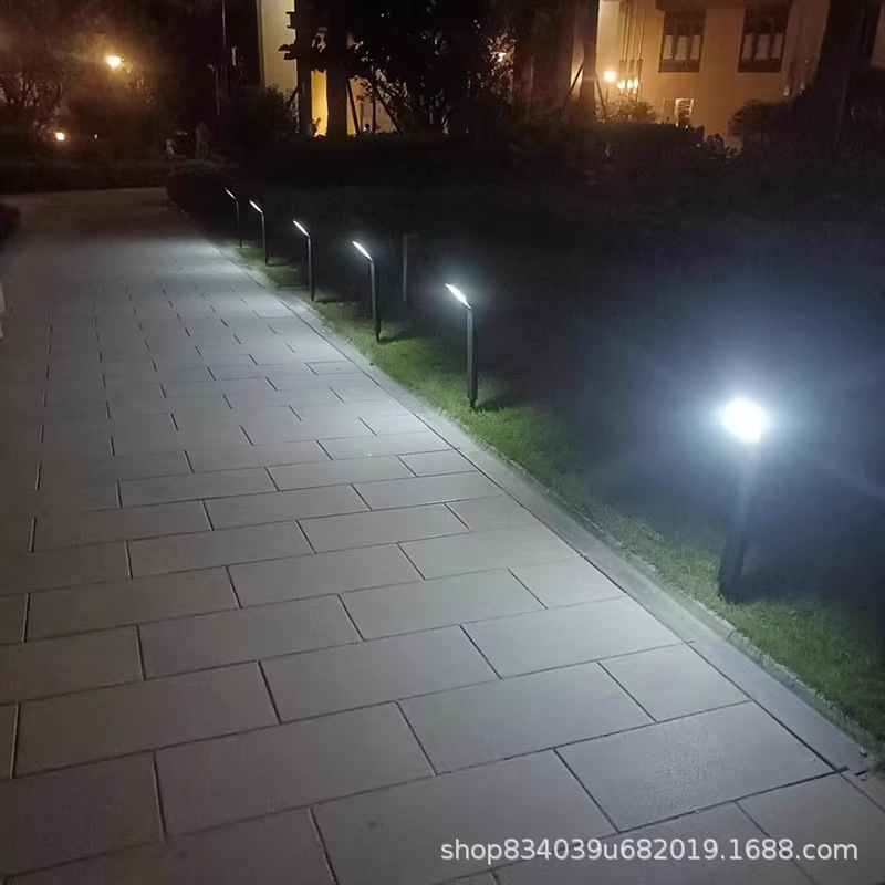 Luz solar transfronteriza lámpara de césped impermeable al aire libre lámpara de jardín iluminación paisajística decoración exterior lámpara de jardín
