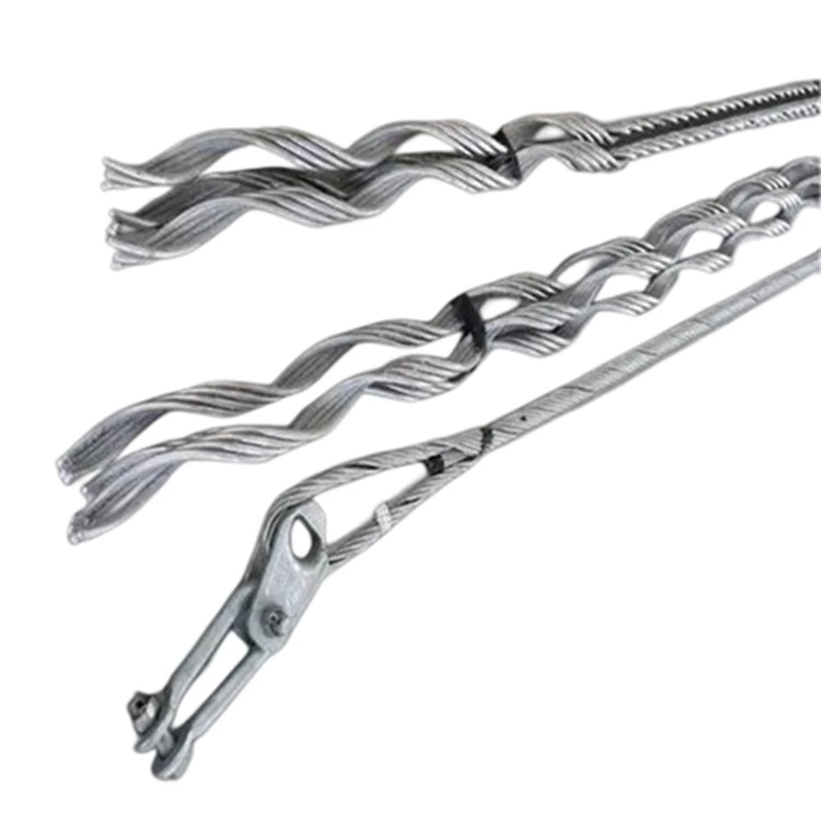 Предварительно скрученный металлический безопасный резервный кабельный зажим типа SDG, гидравлические устойчивые и другие зажимы для резервного кабеля