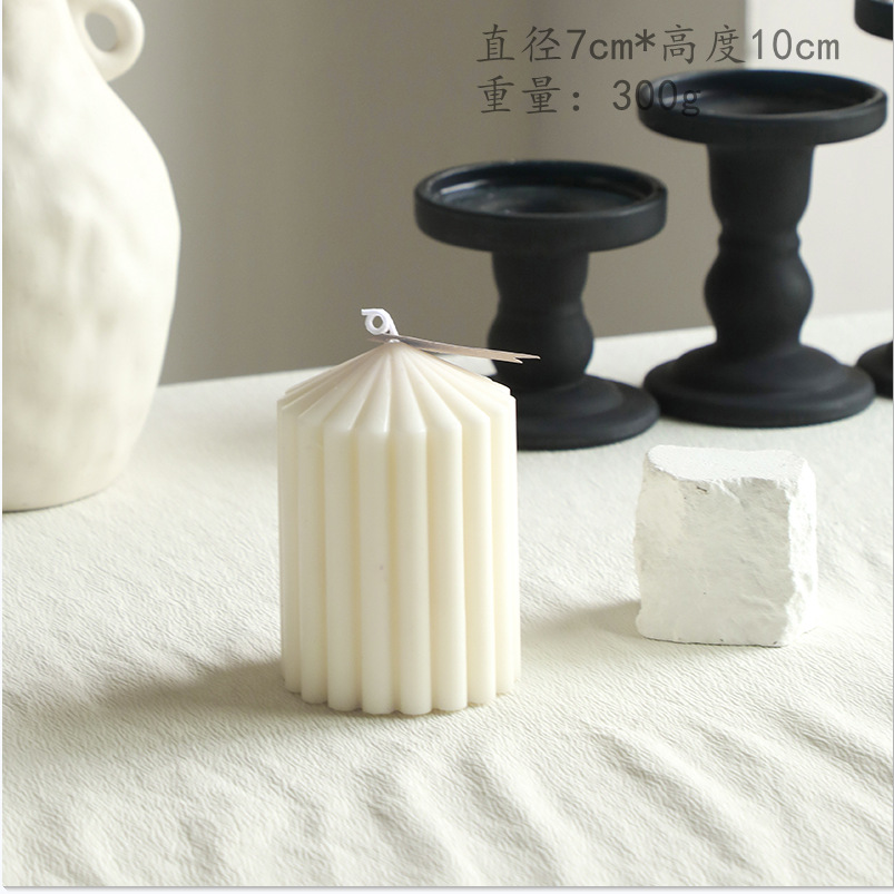 Nórdico simple viento blanco atmósfera sensación de guasa de aroma regalo de mano geometría decoración del hogar adornos transfronterizos