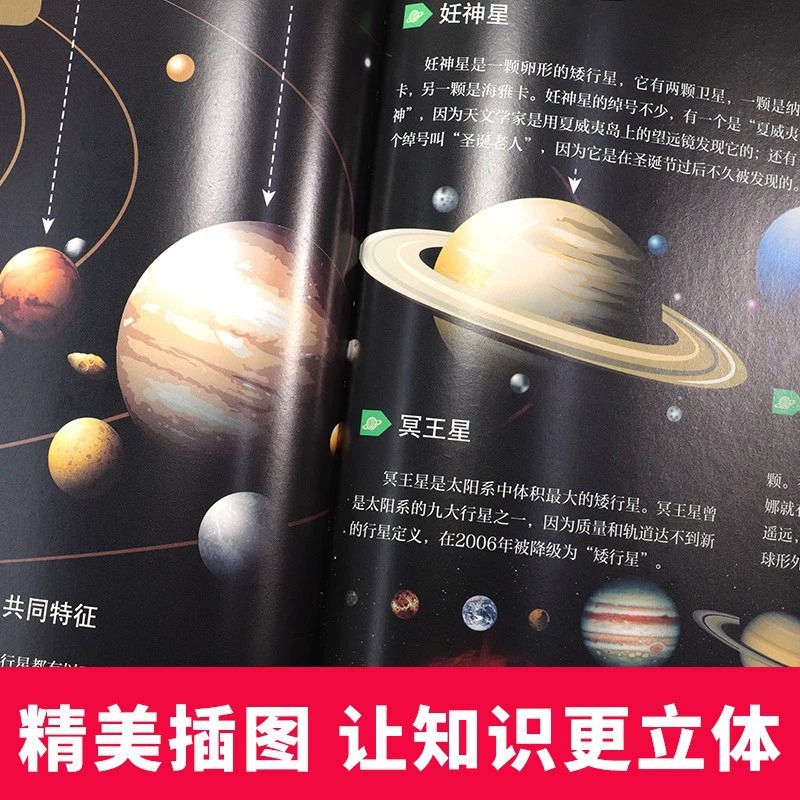 Children's Universe Encyclopedia Hardcover Books about the Universe and Space Planet Exploration of the Mysteries of the Universe Popular Science Books — Энциклопедия Вселенной для детей в твёрдом переплёте: вселенная и космос, исследование планет, тайны Вселенной, популярная наука