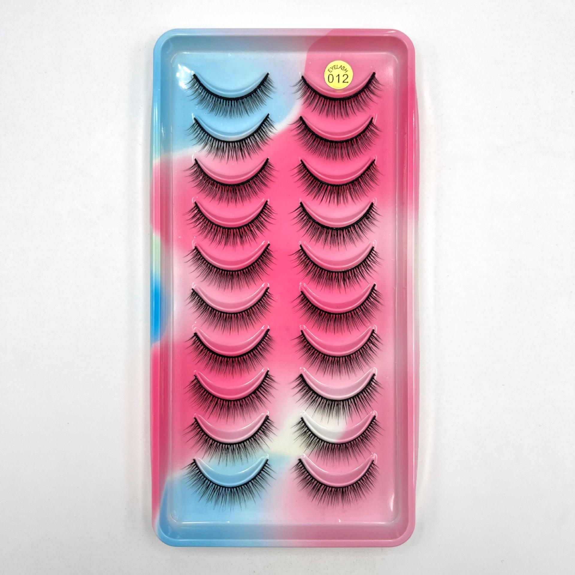 012 초승달 컬러 트레이 10쌍