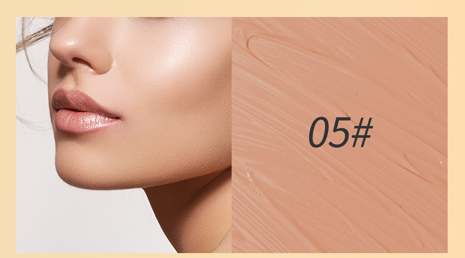 Hellokiss Concealer Foundation Moisturizes, adheres well and naturally brightens the wheat bronze color. Temperature-adjustable Foundation cross-border undefined