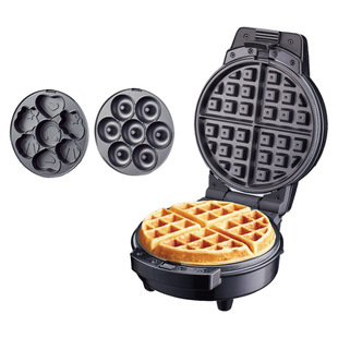 Foreign trade export multi-function breakfast machine household waffle machine small size 3 in 1 Snake Maker