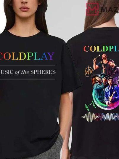 2024 New Cool Play Band World Tour T-shirt Cold Same Game Y2K Men's and Women's Trendy_voghion.com