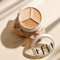 TFIT трехцветный консилер для покрытия пятен на лице темные круги ручка пластина для маскировки лица для рекомендации женщин жидкая ручка
