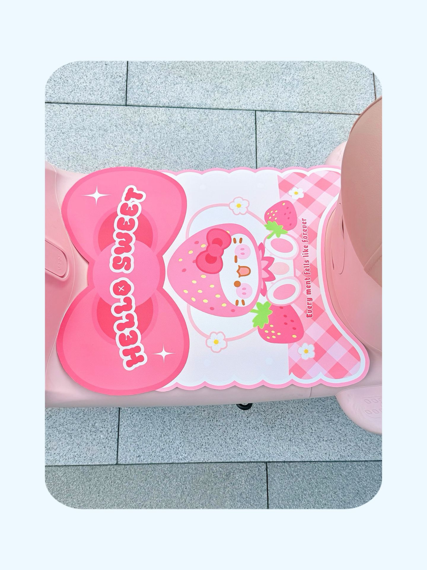 Suitable for Yadi Maimang Pro electric vehicle: waterproof leather foot mat, sun-proof seat cushion cover, backrest cover, footrest decoration