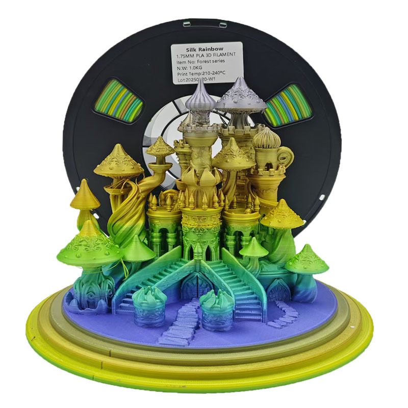 彩虹色PLA 1.75MM， 高品质原厂发货