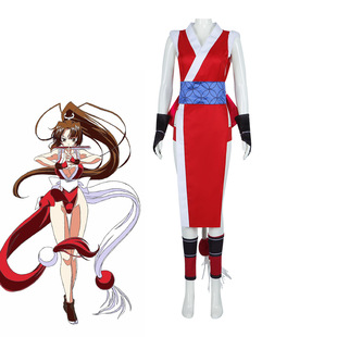 街头霸王6cos服联动不知火舞cosplay游戏同款服装漫展性感旗袍-阿里巴巴