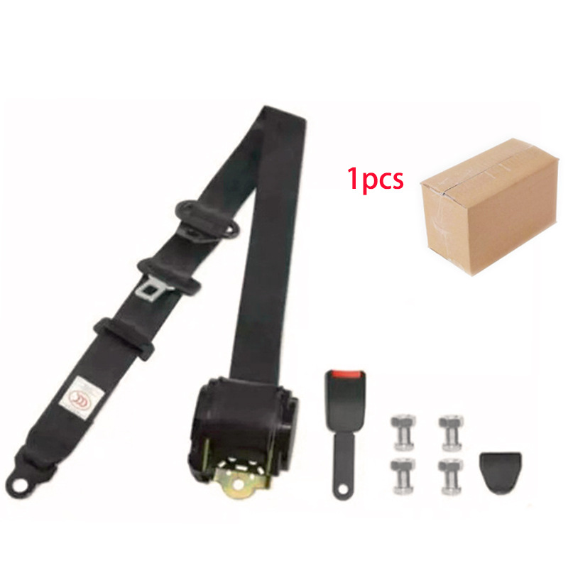 Car Seat Belts for Buses, Trucks and Buses, Automatic Retractable Three-Point Main and Passenger Seat Belts Including Emergency Locking Seat Belts