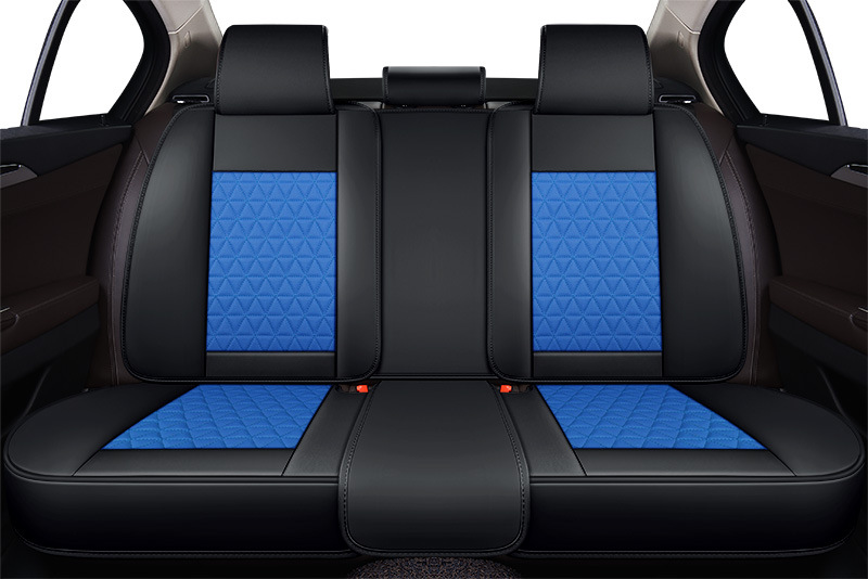 Cross-Border E-Commerce Foreign Trade Full Leather Fixed Lumbar Support Car Seat Cushion for All Seasons, Five-Seater Car Cushion Wholesale