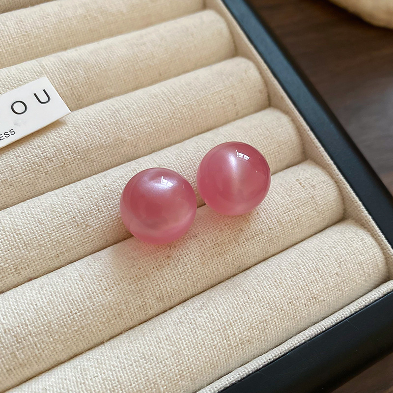 Aguja de plata Pendientes de flores dulces rosas Pendientes lindos de todo fósforo de la serie Mori Pendientes de diseño de moda de nicho al por mayor femenino