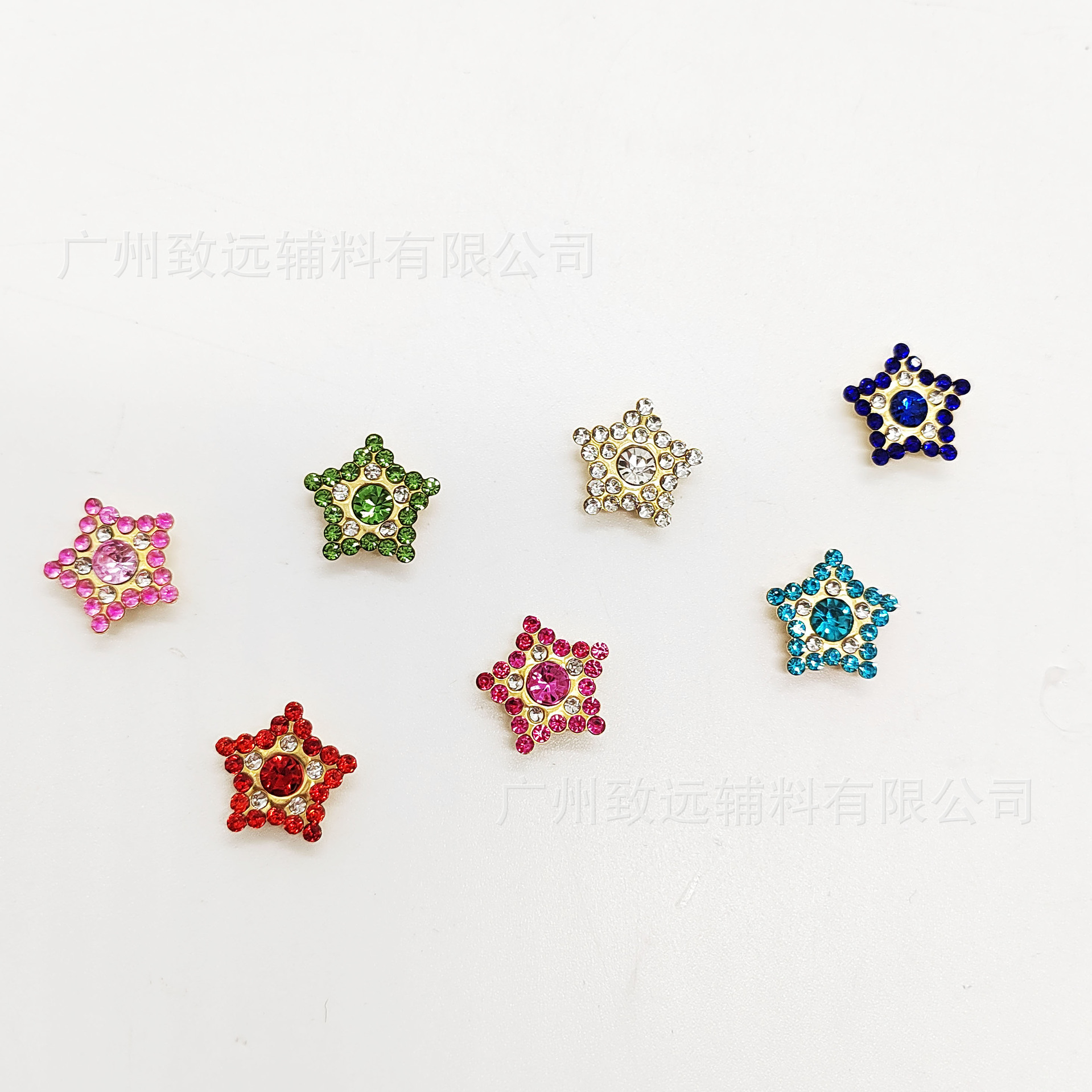 Adornos de diamantes de imitación en forma de estrella de cinco puntas de girasol de 15 mm, versátiles, súper brillantes, para bricolaje, accesorios de ropa, accesorios para vestidos de novia. image 4