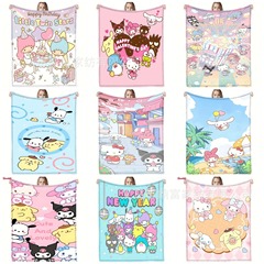 かわいいアニメサンリオ家族フランネル毛布クロミミミロッティ玉桂犬子供ソファー毛布