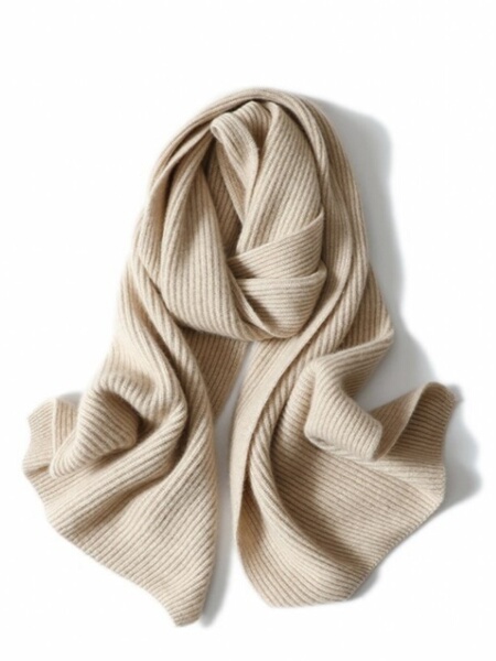 Cashmere demi-season warm knitted solid color universal scarf