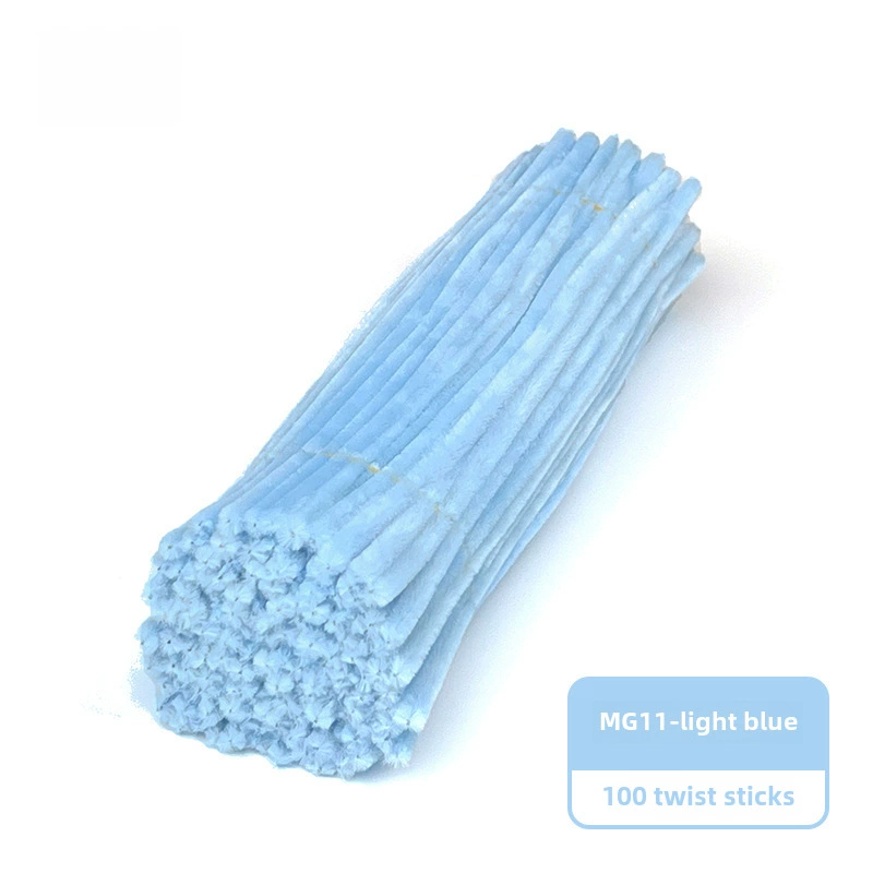 Encrypted twist rods (MaoGun) DIY craft pipe cleaners, ultra‑dense, multi‑color sets (about 100 pcs)