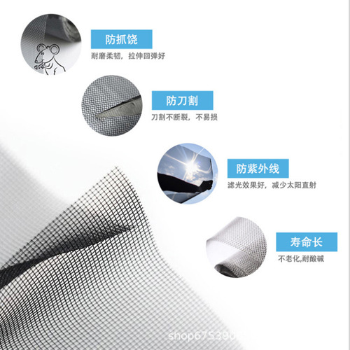 New Small Pet Window Screen Door for Dogs, Paw Print Anti-Bite Screen Door for Small Dogs and Cats, Pet Door for Cats and Dogs