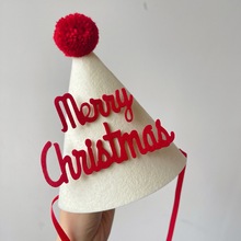 韩国ins圣诞帽麋鹿帽子装饰用品小红书宝宝拍照派对布置发饰