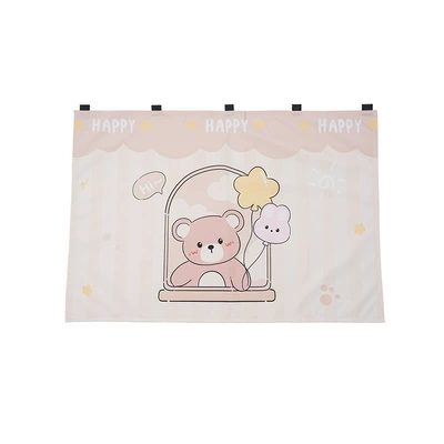 Car curtains protection and heat insulation curtain magnetic - cartoon-balloon-bear-curtain