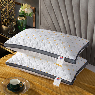 Gypsophila Hotel Pillow Core Low, Medium and High Cervical Spine Protection Pillow Core Not Collapse Home Stay Nantong Home Textile Factory Outlet