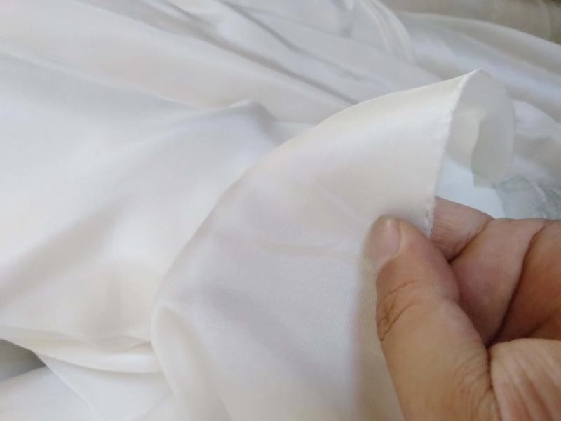 Wide -sized white 12 Mimi Power Textile Silk 100 Wide Wide Foods…