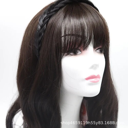 Wholesale fishbone braid wig, braided hairband, toothed anti-slip internet celebrity headwear, pressed hair headband, hairband, hair accessories