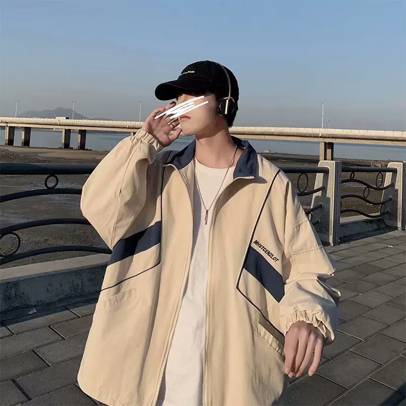 Пусть над головой мужской осенний трендовый летний тонкий пиджак для отдыха, оверсайз
