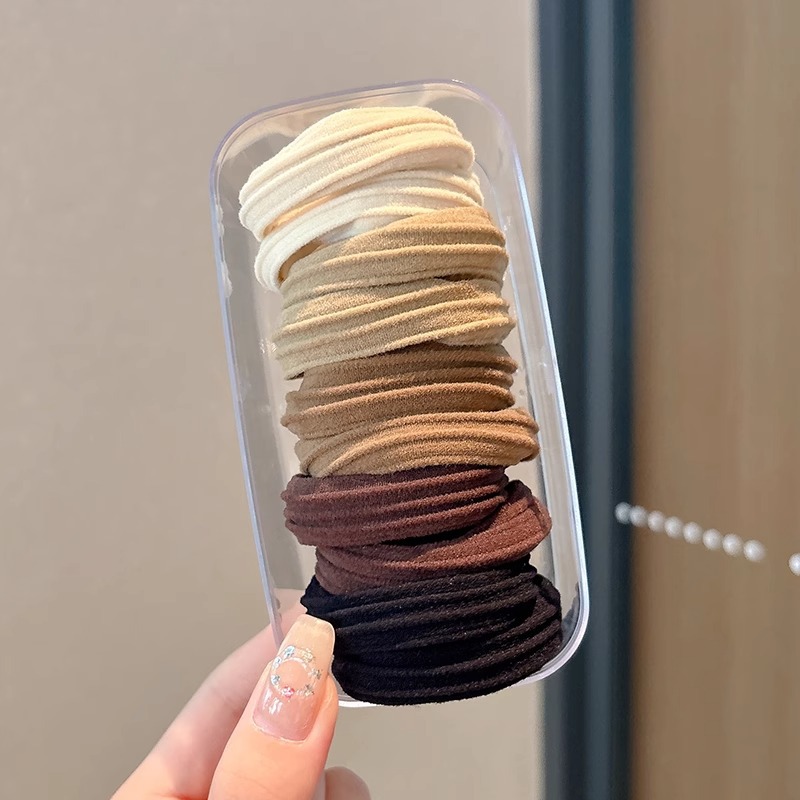 Anillo de cabello de alta elasticidad para mujeres 2025 nuevo cabello de alta calidad cuerdas de cabello de correa de cabello duradero cuero cabelludo cubierta de cabello