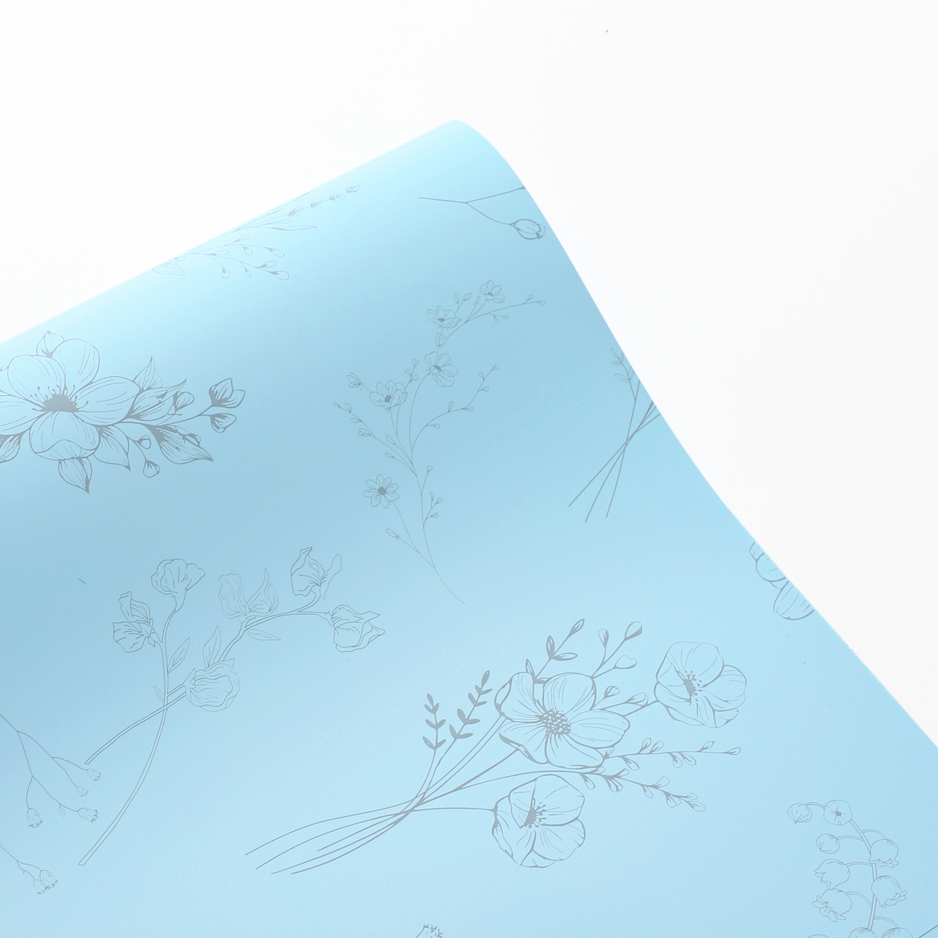 Azul luna; 56cm, 20 hojas