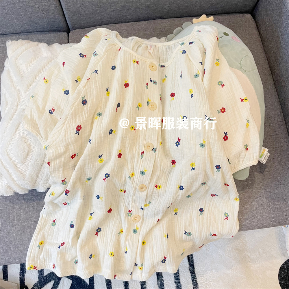 8355-작은 꽃 (짧은 소매 반바지)