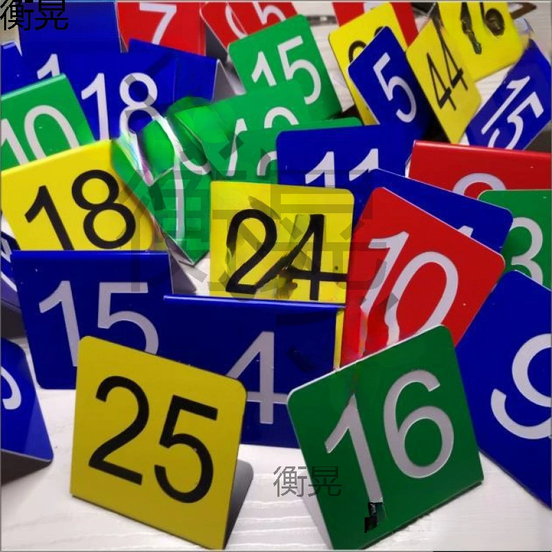 Цифровой номерной знак, номерной знак, номерной знак, табличка для ожидания, обеденный стол, номер еды в ресторане, отель, водонепроницаемый, красочный, для забора еды