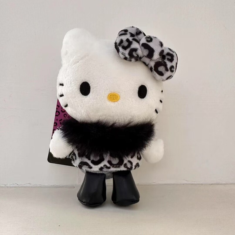 かわいいヒョウ柄シリーズのケイティのペンダントのぬいぐるみのおもちゃkt猫のバッグの装飾品のキーホルダーの装飾品|undefined