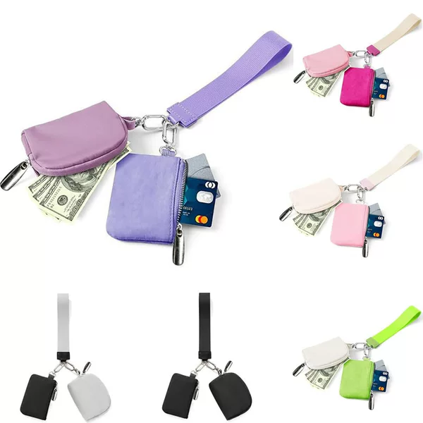 2024 New Internet Celebrant LULU Macaron Key Bag European and American Fresh Sweet Girl's Coin Purse