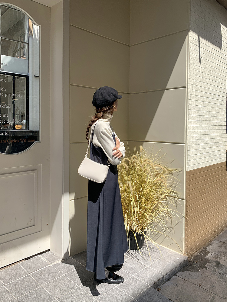 New niche design with high-end underarm stick bag, street PU single shoulder handbag, women's trend_voghion.com