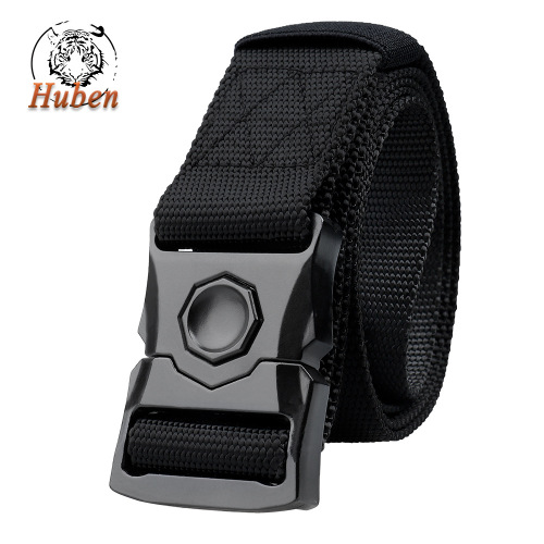 Cross-border hot selling Cobra tactical belt Men's imitation nylon casual belt Alloy buckle outdoor belt