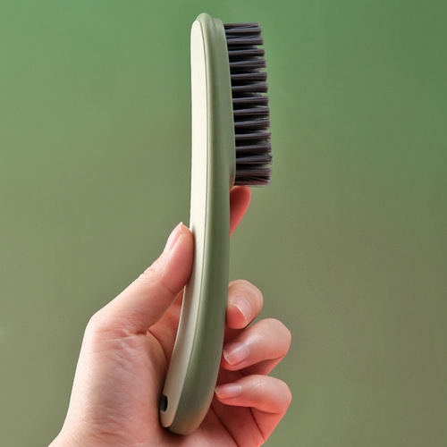 Contrast color clothes brush and shoe brush Kangmi multifunctional household cleaning brush that does not shed lint laundry brush soft-bristled shoe brush wholesale
