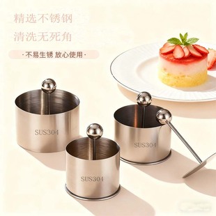 Cake Mold Stainless Steel Round Three-Piece Set Kitchen Tools Hotel Kitchen Creative Plate Making Western Food